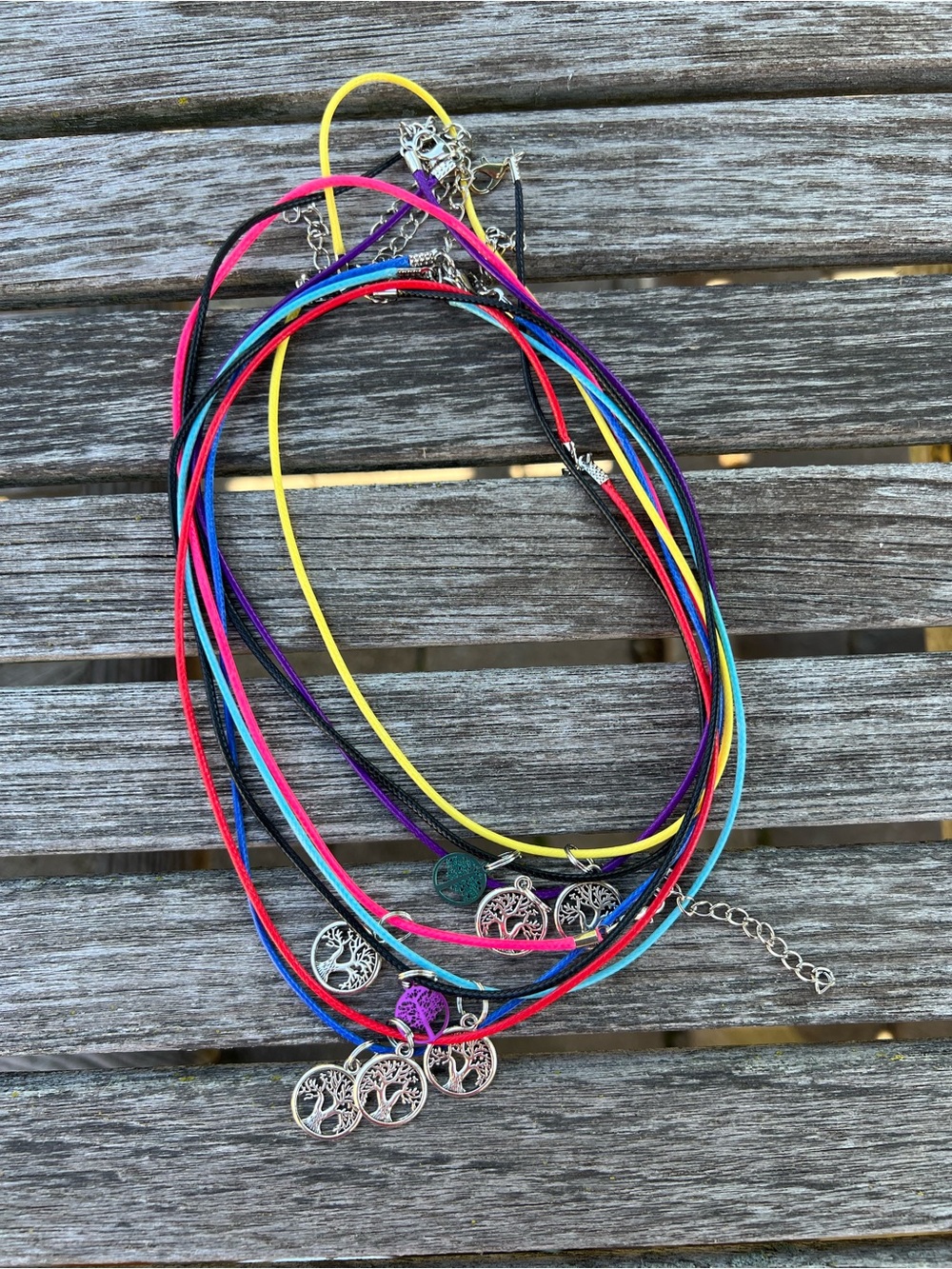 Multi-Color Tree of Life Choker Necklace - Women Jewelry
